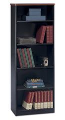 Bookcase-5 Shelf - Series A Hansen Cherry Collection - Bush Office Furniture - WC94465