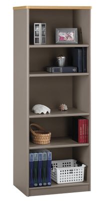 Bookcase-5 Shelf - Series A Light Oak Collection - Bush Office Furniture - WC64365