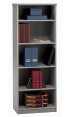 Bookcase 5-Shelf - Series A Pewter Collection - Bush Office Furniture - WC14565