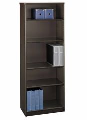 Bookcase-5 Shelf - Series A Walnut Collection - Bush Office Furniture - WC25565