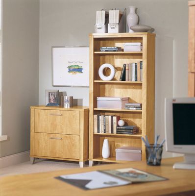 Bookcase and Lateral File Set - Somerset Collection - Bush Office Furniture - WC81465-80