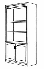Bookcase DMI - Bookcase - Transitional Office Furniture - 7130-09