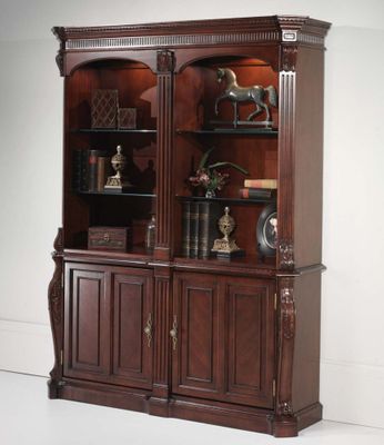 Bookcase DMI - Double Bookcase with Cabinets - Executive Office Furniture / Home Office Furniture - 7688-109