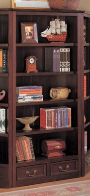 Bookcase in Cappuccino - Coaster - COAST-18003751