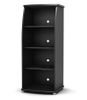 Bookcase in Solid Black - South Shore Furniture - 4270651