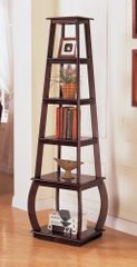 Bookcase with Five Shelves in Cappuccino - Coaster