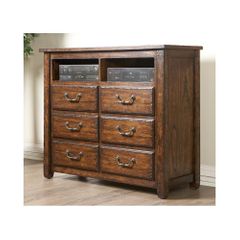 Boone HD Media Chest Distressed Dark Oak - Largo - LARGO-ST-B1035-28
