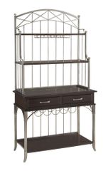 Bordbeaux Server with Bakers Rack in Birch - Home Styles - 5052-615