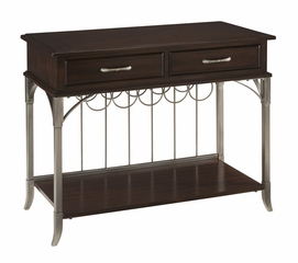 Bordbeaux Server with Bakers Rack in Birch - Home Styles - 5052-615