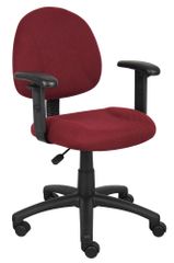 Boss Deluxe Posture Chair in Burgundy - B316-BY