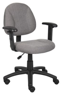 Boss Deluxe Posture Chair in Grey - B316-GY