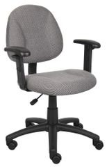 Boss Deluxe Posture Chair in Grey - B316-GY