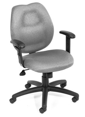 Boss Ergonomic Office Chair in Grey - B1014-GY