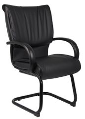 Boss Guest Chair in Leatherplus Black - B9709