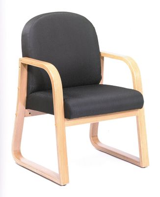Boss Guest or Visitor Chair in Black - B9560-BK