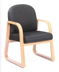 Boss Guest or Visitor Chair in Black - B9560-BK