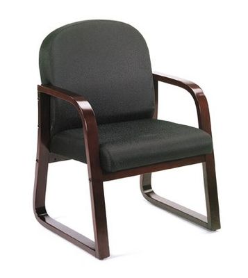 Boss Guest or Visitor Chair in Black - B9570-BK