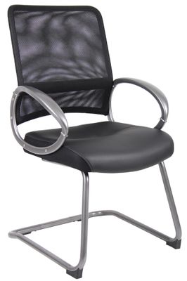 Boss Mesh Back Guest Chair in Black - B6409