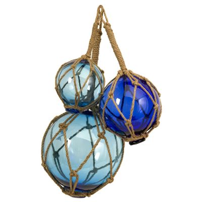 Bouyant Glass Floats (Set of 3) - IMAX - 50890-3