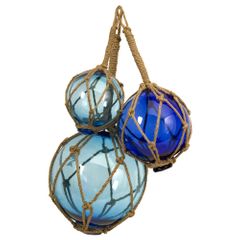 Bouyant Glass Floats (Set of 3) - IMAX - 50890-3