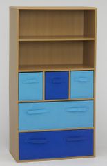 Boy's Storage Bookcase in Beech - 4D Concepts - 12355