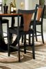 Boyer 24" Bar Stool (Set of 2) in Black / Cherry - Coaster - 102099-SET