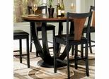Boyer Counter Height Table in Black / Cherry - Coaster - 102098