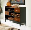 Boyer Server in Black / Cherry - Coaster - 102095