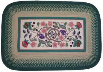 Braided Hook Collection 4'x6' Evergreen - Rhody Rug - SYIB-20246EV