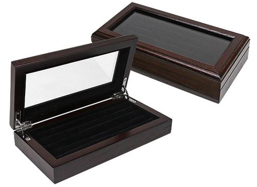 Britannica Cufflinks Case in Mahogany - JBQ-TR210
