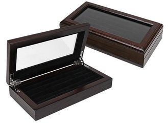 Britannica Cufflinks Case in Mahogany - JBQ-TR210