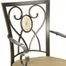 Brookside Oval Caster Chairs (Set of 2) in Brown Powder Coat - Hillsdale Furniture - 4815-804