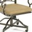 Brookside Oval Caster Chairs (Set of 2) in Brown Powder Coat - Hillsdale Furniture - 4815-804
