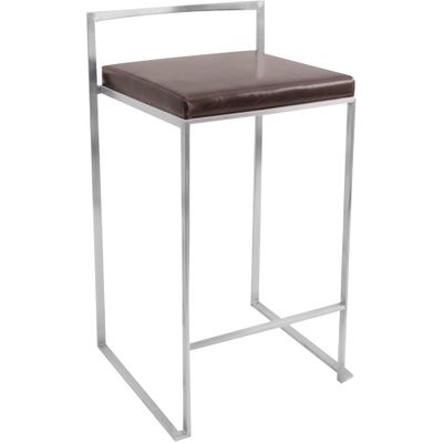 Brown Fuji Counter Stool - Lumisource