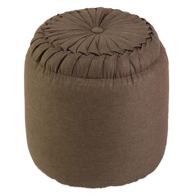 Brunel Hand Stitched Radius Pouffe - IMAX - 42109