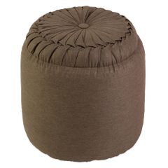 Brunel Hand Stitched Radius Pouffe - IMAX - 42109