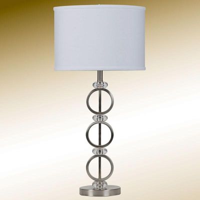 Brushed Silver Table Lamp - 901196