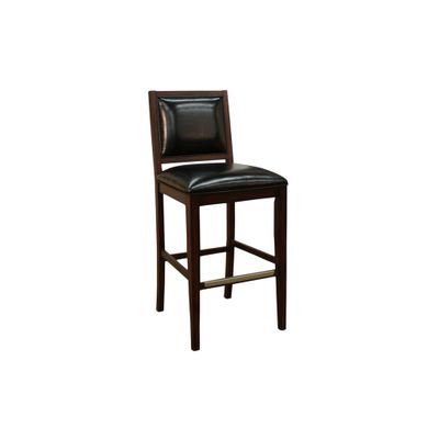 Bryant Leather Bar Stool in Espresso - Set of 2 - American Hertiage - AH-124766ES-L15