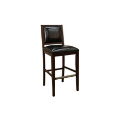 Bryant Leather Bar Stool in Espresso - Set of 2 - American Hertiage - AH-124766ES-L15
