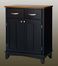 Buffet - Black Buffet with Cottage Oak Wood Top - Home Styles - 5001-0046
