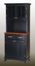 Buffet - Black Buffet with Two Door Hutch and Cottage Oak Wood Top - Home Styles - 5001-0046-42