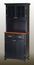 Buffet - Black Buffet with Two Door Hutch and Cottage Oak Wood Top - Home Styles - 5001-0046-42