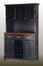 Buffet - Black Buffet with Two Door Hutch and Cottage Oak Wood Top - Home Styles - 5100-0046-42