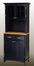 Buffet - Black Buffet with Two Door Hutch and Natural Wood Top - Home Styles - 5001-0041-42
