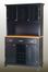 Buffet - Black Buffet with Two Door Hutch and Natural Wood Top - Home Styles - 5100-0041-42