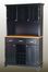 Buffet - Black Buffet with Two Door Hutch and Natural Wood Top - Home Styles - 5100-0041-42