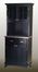 Buffet - Black Buffet with Two Door Hutch and Stainless Top - Home Styles - 5001-0043-42