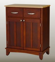 Buffet - Cherry Buffet with Natural Wood Top - Home Styles - 5001-0071