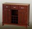 Buffet - Cherry Buffet with Natural Wood Top - Home Styles - 5100-0071