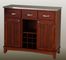 Buffet - Cherry Buffet with Stainless Top - Home Styles - 5100-73